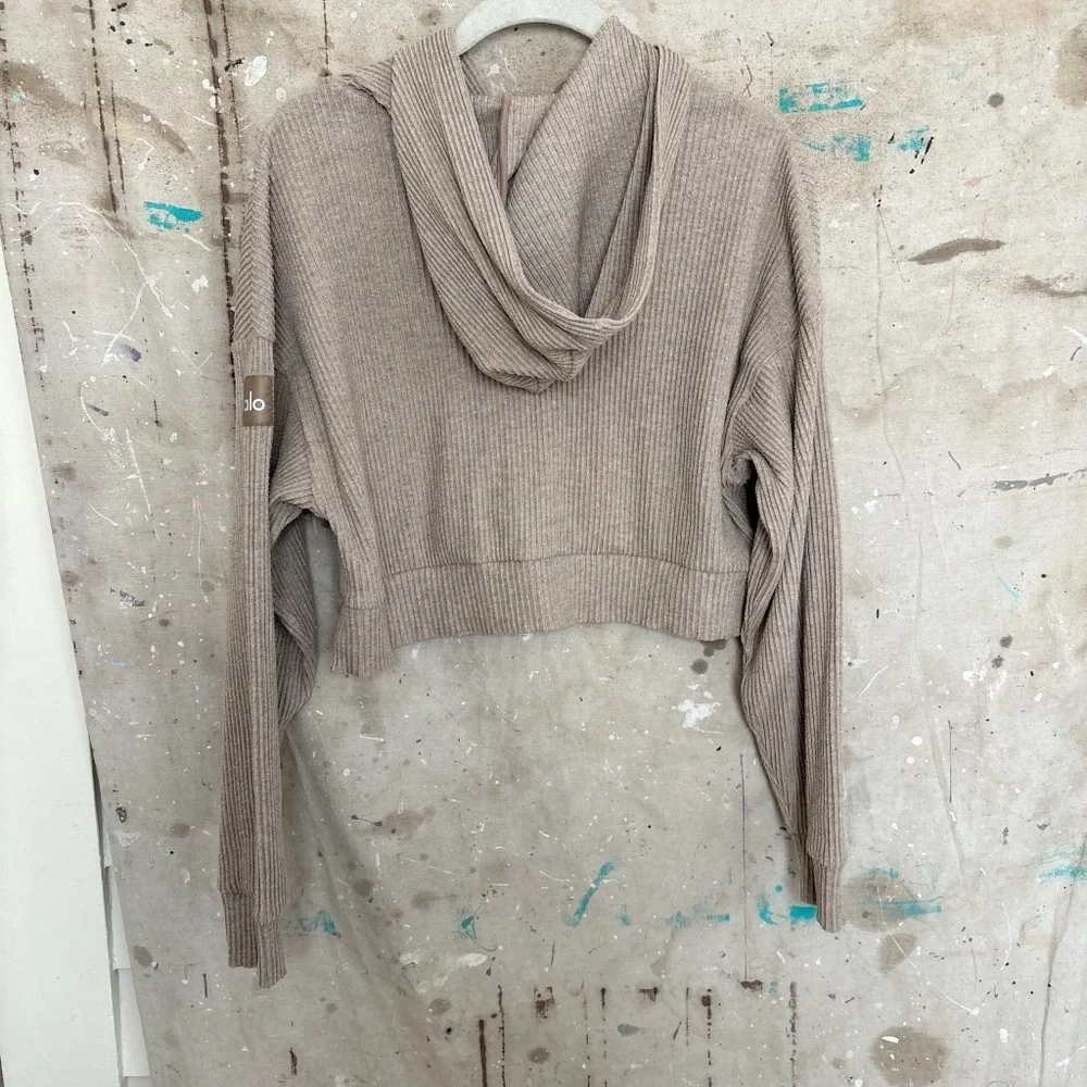 Alo Yoga Muse Hoodie, Gravel Heather